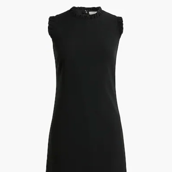 J. Crew Factory | Ruffleneck Suiting Dress | Size 18 | Black NWT - Picture 4 of 7